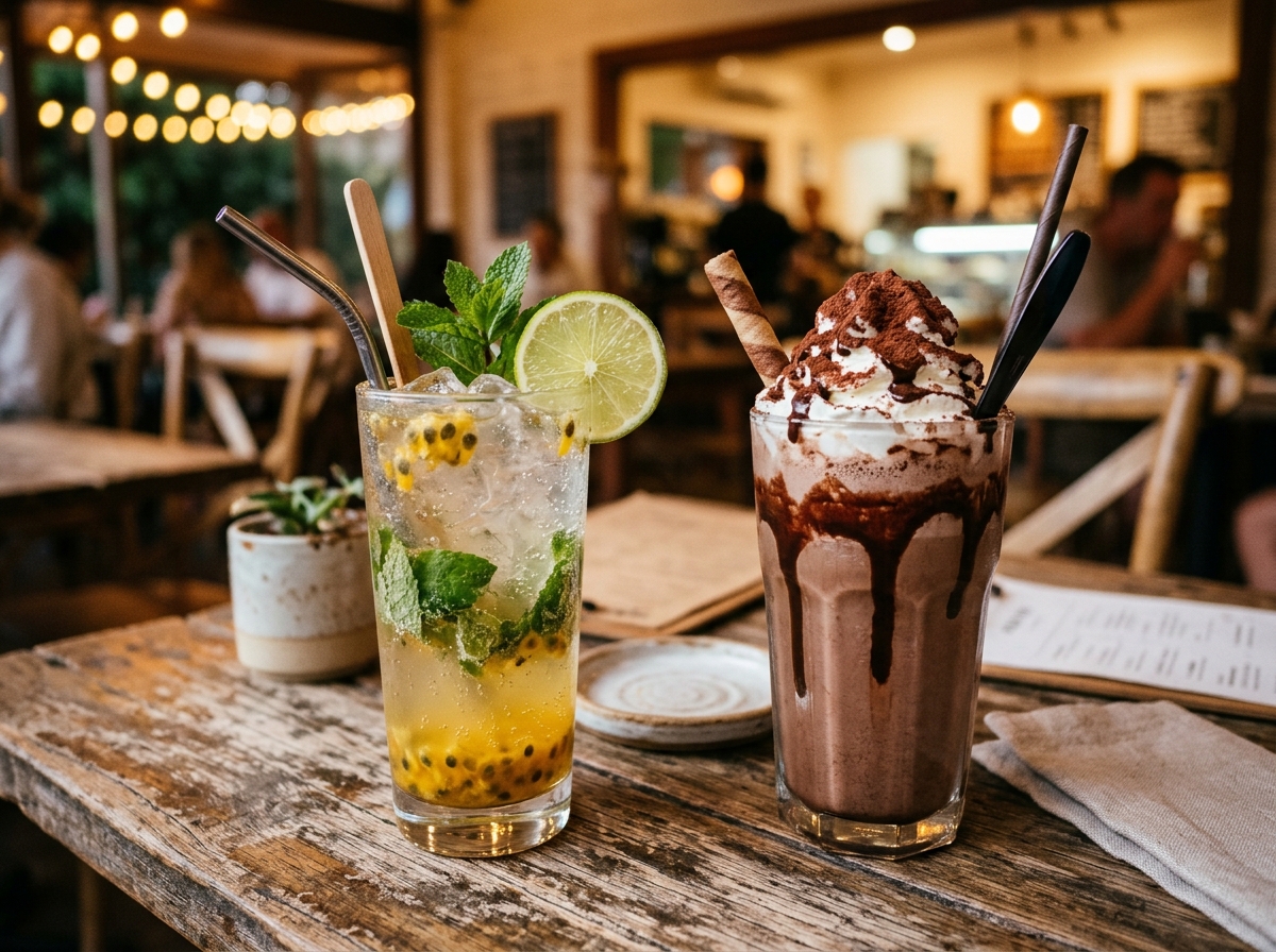 Passionfruit Mojito & Hazelnut Shake