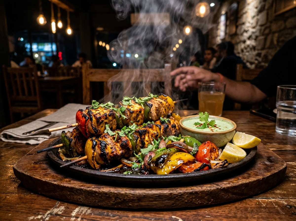 Sizzling Tandoori Tikka Platter